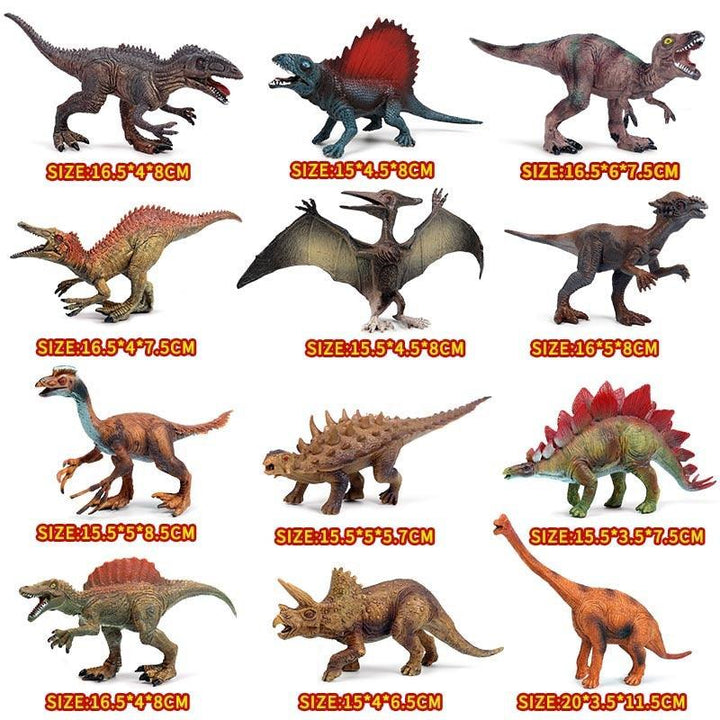 Oenux Prehistoric Jurassic Dinosaurs World Pterodactyl Saichania Animals Model Action Figures PVC High Quality Toy For Kids Gift - Brand My Case