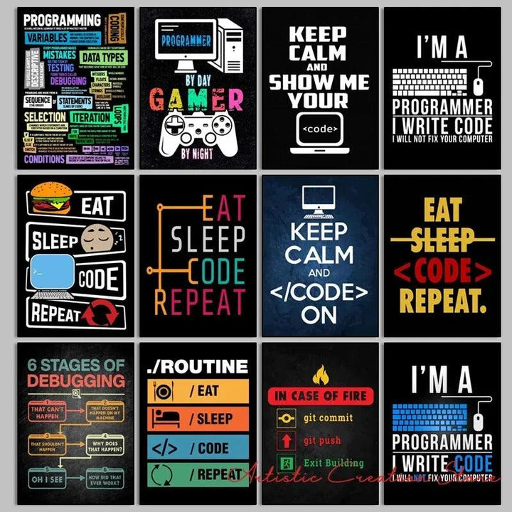 Office Home Decor Premium Posters - Brand My Case