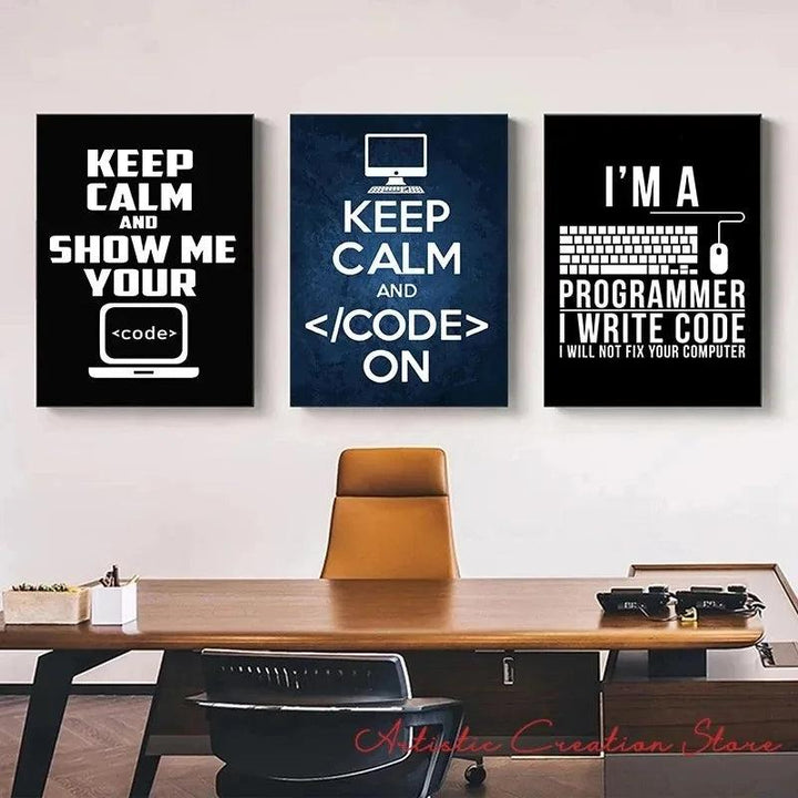 Office Home Decor Premium Posters - Brand My Case