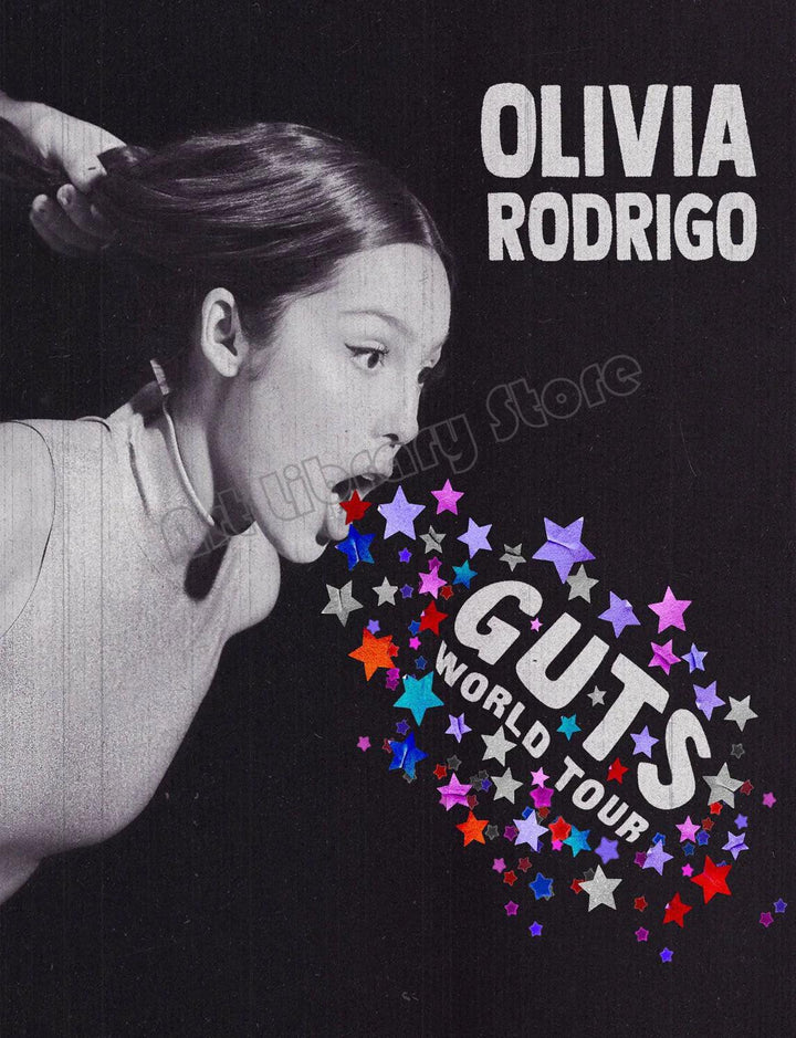 Olivia Rodrigo Music Portrait Poster - Pop Singer Wall Art - Home Decor - Brand My Case