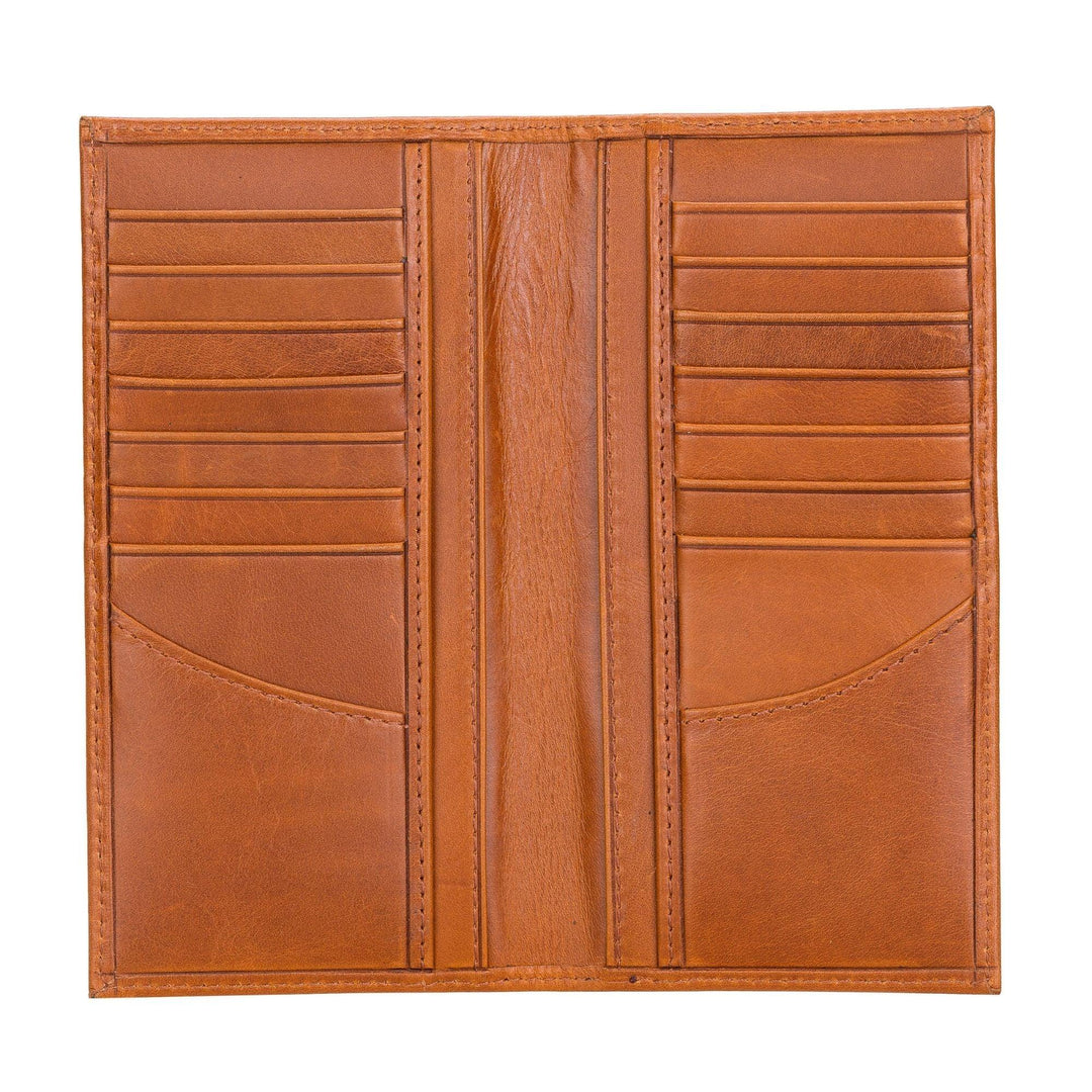 Ouray Handmade Full-Grain Leather Long Wallet for Men and Women - Brand My Case