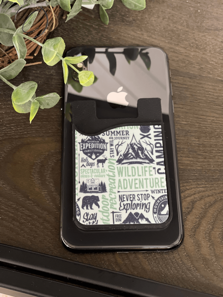 Outdoor Adventures Card Caddy Phone Wallet - Brand My Case