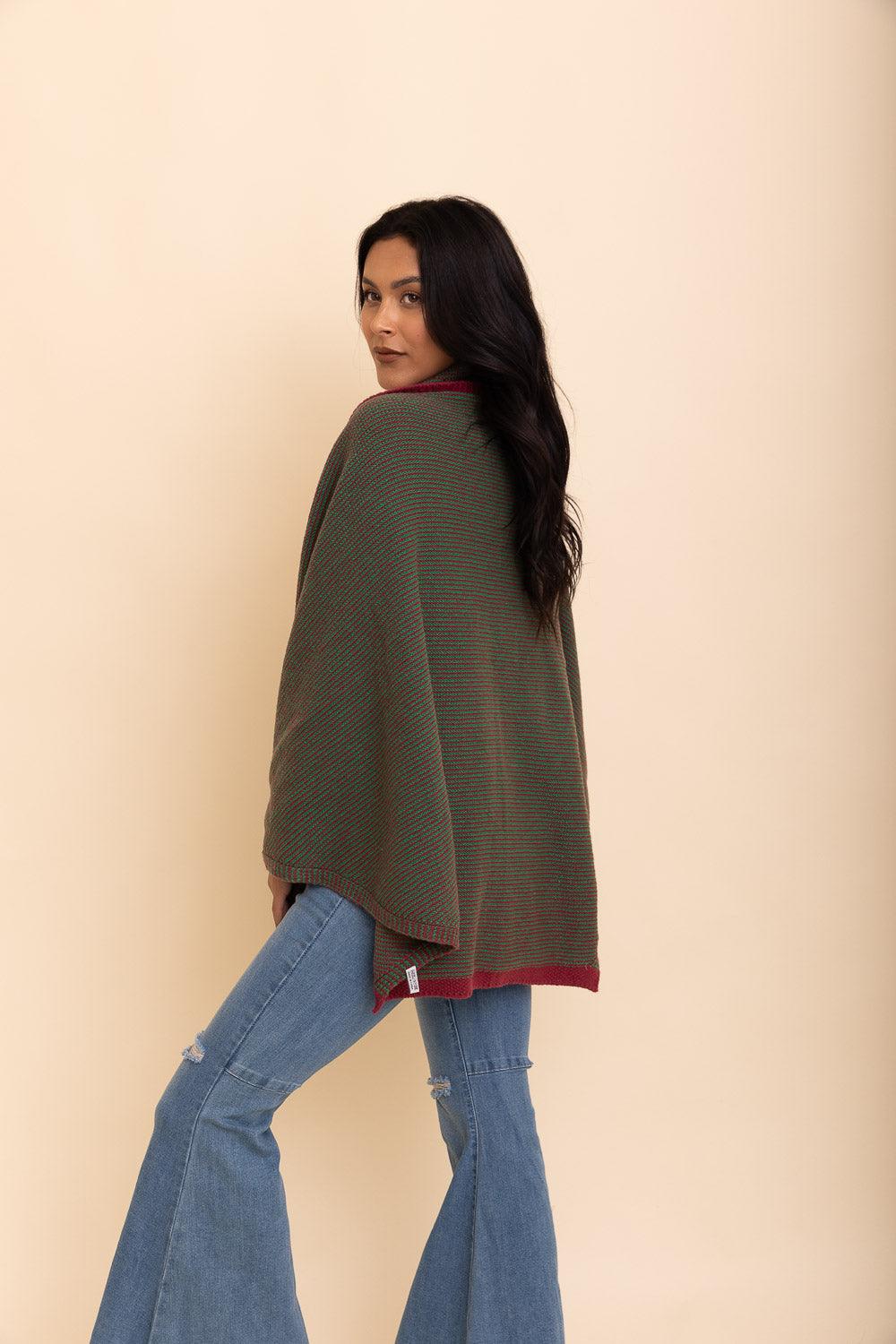 Over The Shoulder Knitted Shawl - Brand My Case