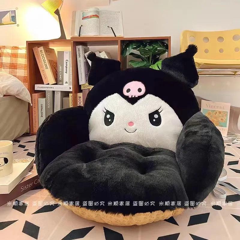 Oversized Sanrio Kawaii Cartoon Plush Warm Full Encirclement Cushion Cinnamoroll Mymelody Kuromi Doll Anime Soft Toy Gift - Brand My Case