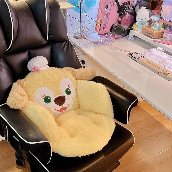 Oversized Sanrio Kawaii Cartoon Plush Warm Full Encirclement Cushion Cinnamoroll Mymelody Kuromi Doll Anime Soft Toy Gift - Brand My Case