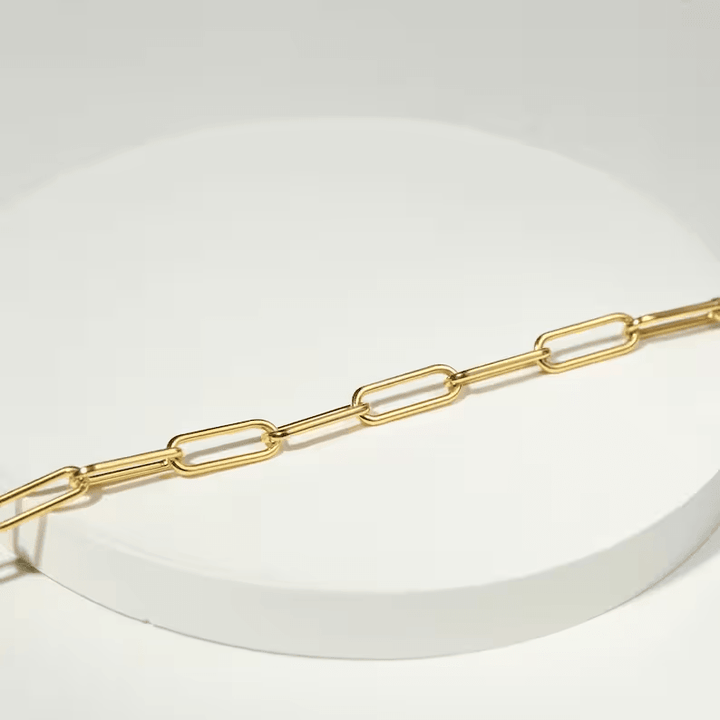 Paperclip Chain Bracelet, Link Chain Bracelet, Bracelet For Women - Brand My Case