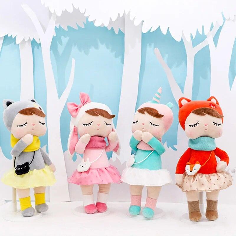 Personalised with name New Soft Cartoon Metoo Angela Doll Cat Unicorn Plush Toys Stuffed Animals Rabbit Doll Kids Birthyday Gift - Brand My Case