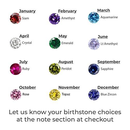 Personalized Mom Birthstone Ring, Birthstone Jewelry,Family Birthstone - Brand My Case