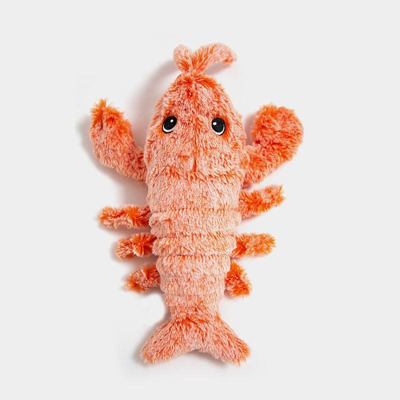 Pet Electric Jumping Cat Toy Shrimp Moving Simulation Lobster Dancing Plush Toys For Pet Dog Cats Stuffed Animal Interactive Toy - Brand My Case