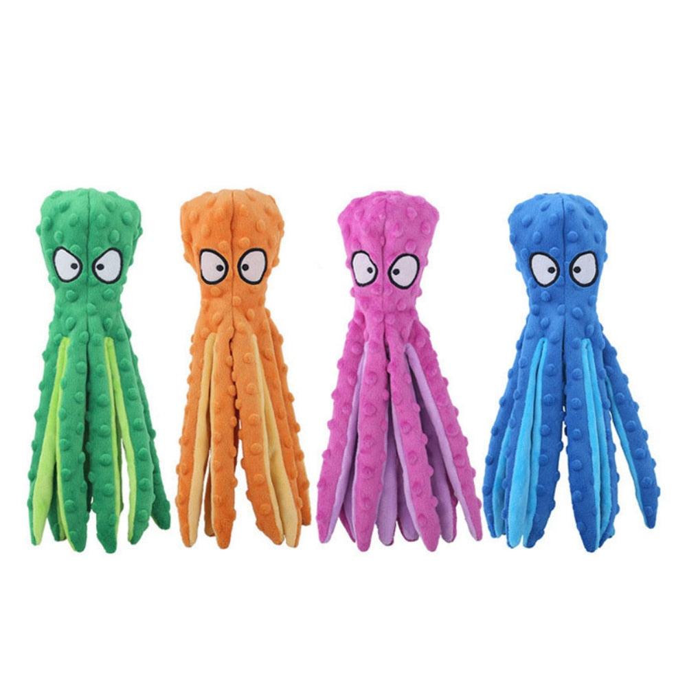 Pet Plush Toy Cat Dog Voice Octopus Shell Puzzle Toy Bite Resistant Interactive Pet Dog Teeth Cleaning Chew Toy Pet Supplies - Brand My Case