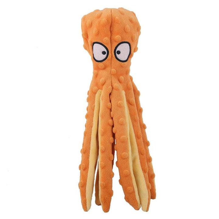 Pet Plush Toy Cat Dog Voice Octopus Shell Puzzle Toy Bite Resistant Interactive Pet Dog Teeth Cleaning Chew Toy Pet Supplies - Brand My Case