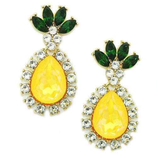 Pineapple Drop Earrings - Brand My Case