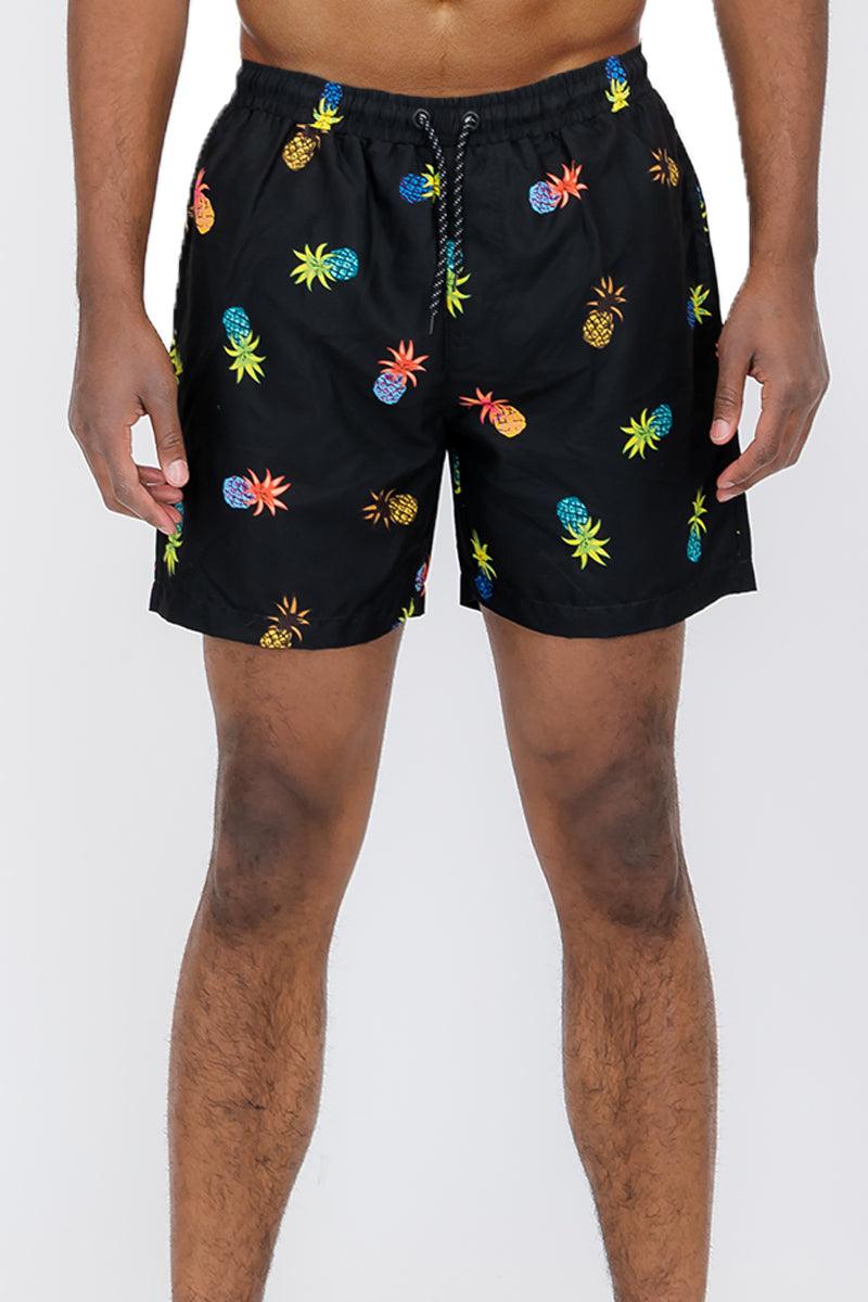 Pineapple Print Swim Shorts - Brand My Case