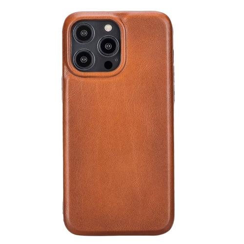 Pinedale Leather Snap-on Case for iPhone 12 Series - Brand My Case