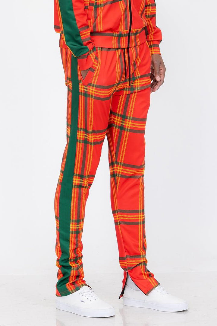 Plaid Out Track Pants - Brand My Case