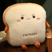 Plush Bread Pillow Cute Simulation Food Toast Soft Doll Warm Hand Pillow Cushion Home Decoration Kids Toys Birthday Gift - Brand My Case