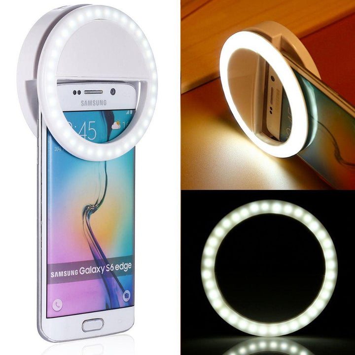 Portable Selfie Ring Clip On for Mobile Phone - Brand My Case