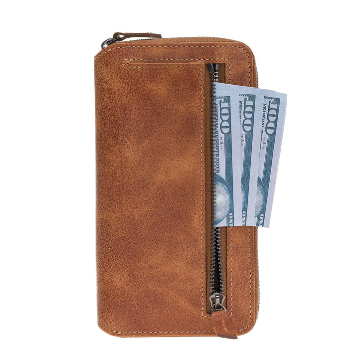 Pouch Detachable Leather Wallet Case For Apple iPhone 11 Series - Brand My Case