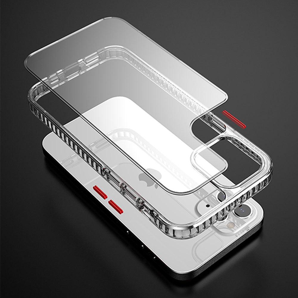 Premium Transparent Shockproof Clear Back Shell Case for iPhone 12 / 12 Pro - Brand My Case