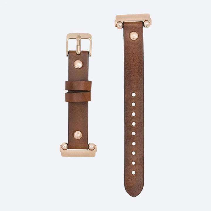 Preston Slim FitBit Leather Watch Straps - Brand My Case