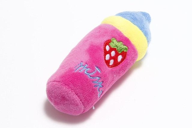 Puppy Dog Plush Squeaky Toys for Small Medium Dogs Bone Aggressive Chewers for Pet Cat Products Puppy Accessories - Brand My Case