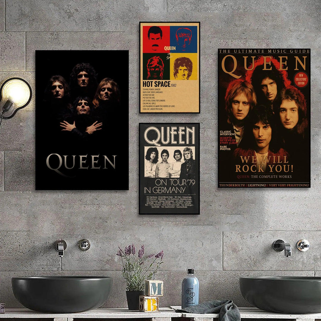 Queen Band Music Posters - Retro Home Decor - Brand My Case