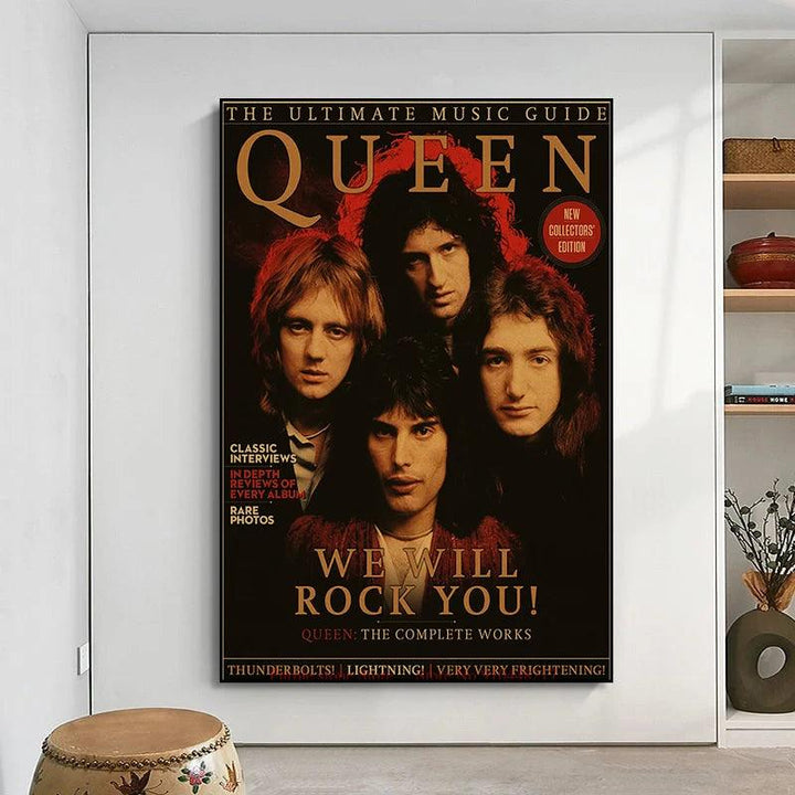 Queen Band Music Posters - Retro Home Decor - Brand My Case