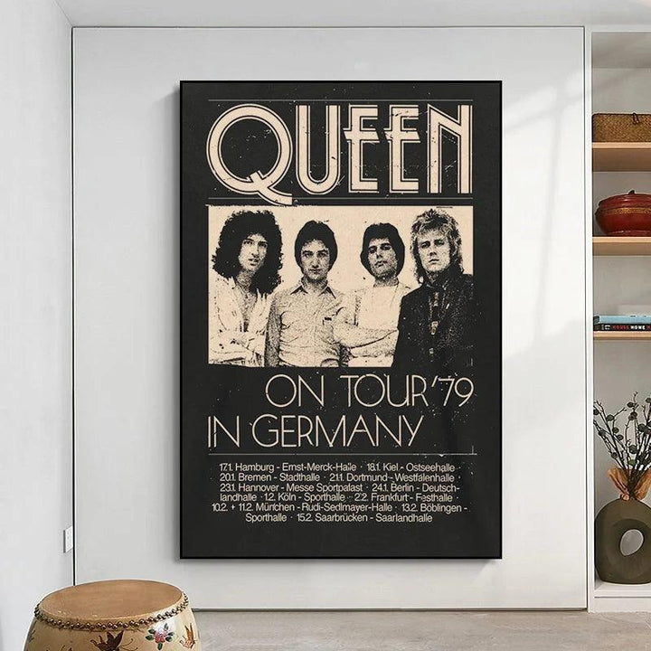 Queen Band Music Posters - Retro Home Decor - Brand My Case