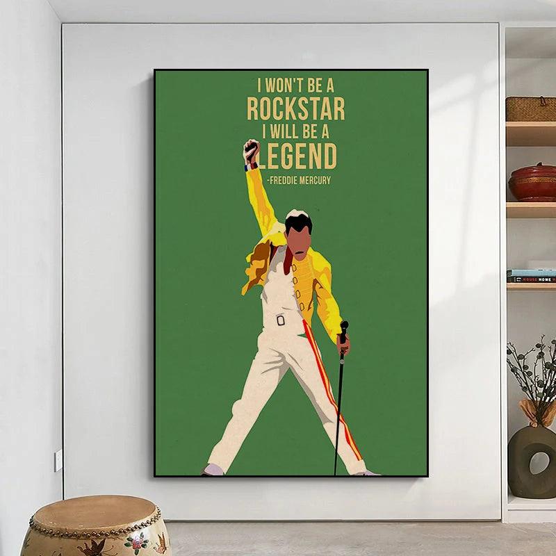 Queen Band Music Posters - Retro Home Decor - Brand My Case