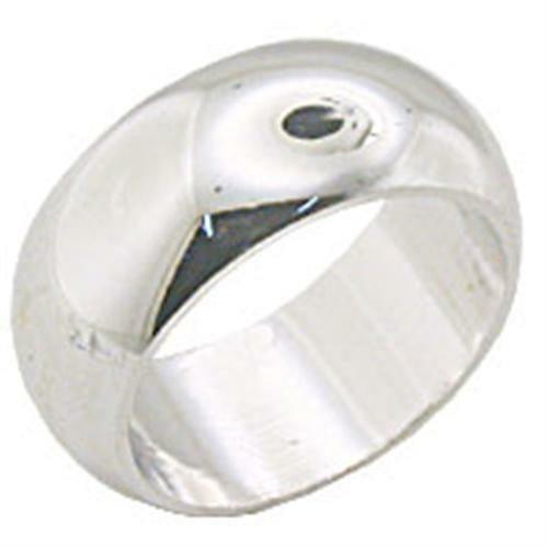 R2243 - Rhodium Brass Ring with No Stone - Brand My Case