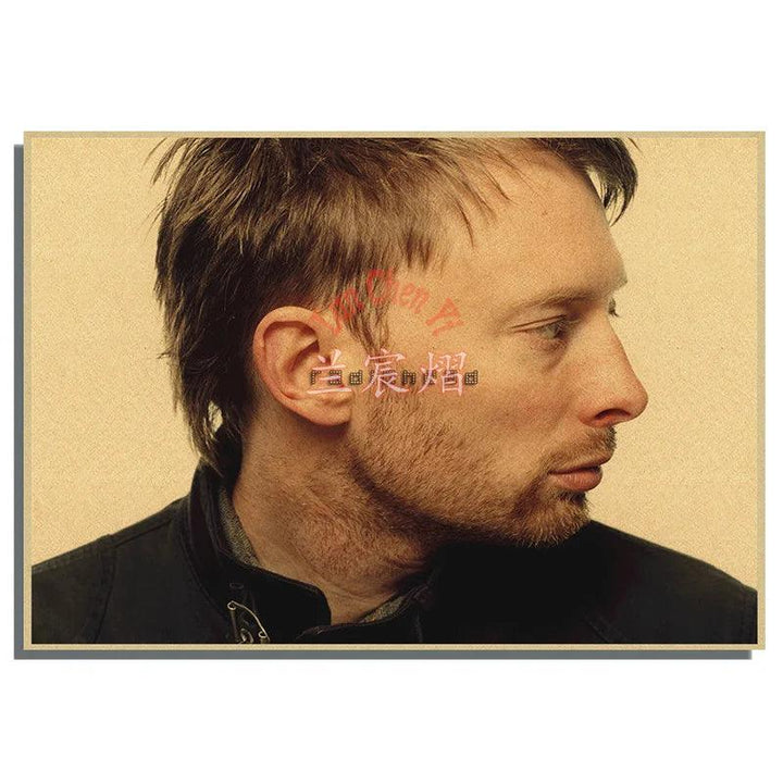 Radiohead Band Music Poster - Retro Art Deco Home Decor - Brand My Case