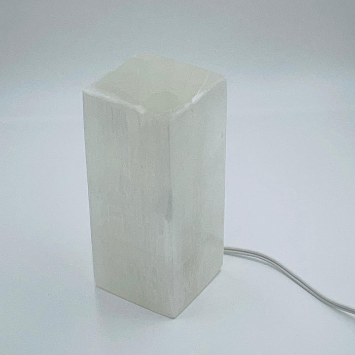 Rectangular Selenite Crystal Lamp Prime - Brand My Case