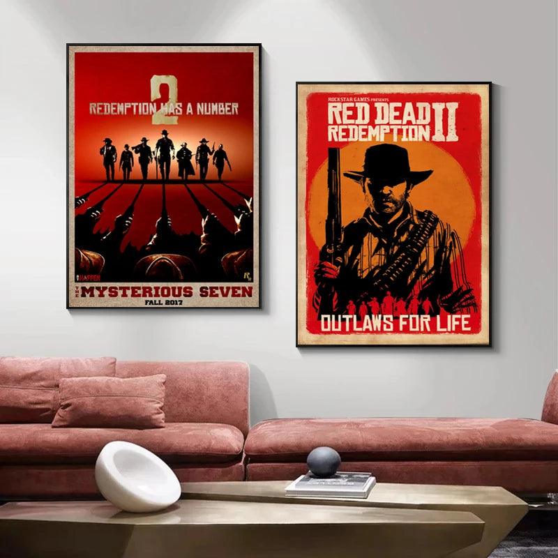 Red Dead Redemption 2 Premium Poster - Brand My Case