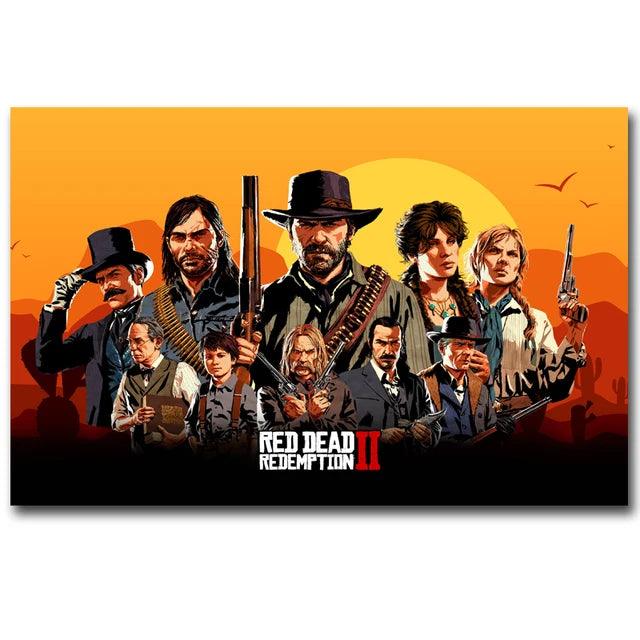 Red Dead Redemption 2 Premium Poster - Brand My Case