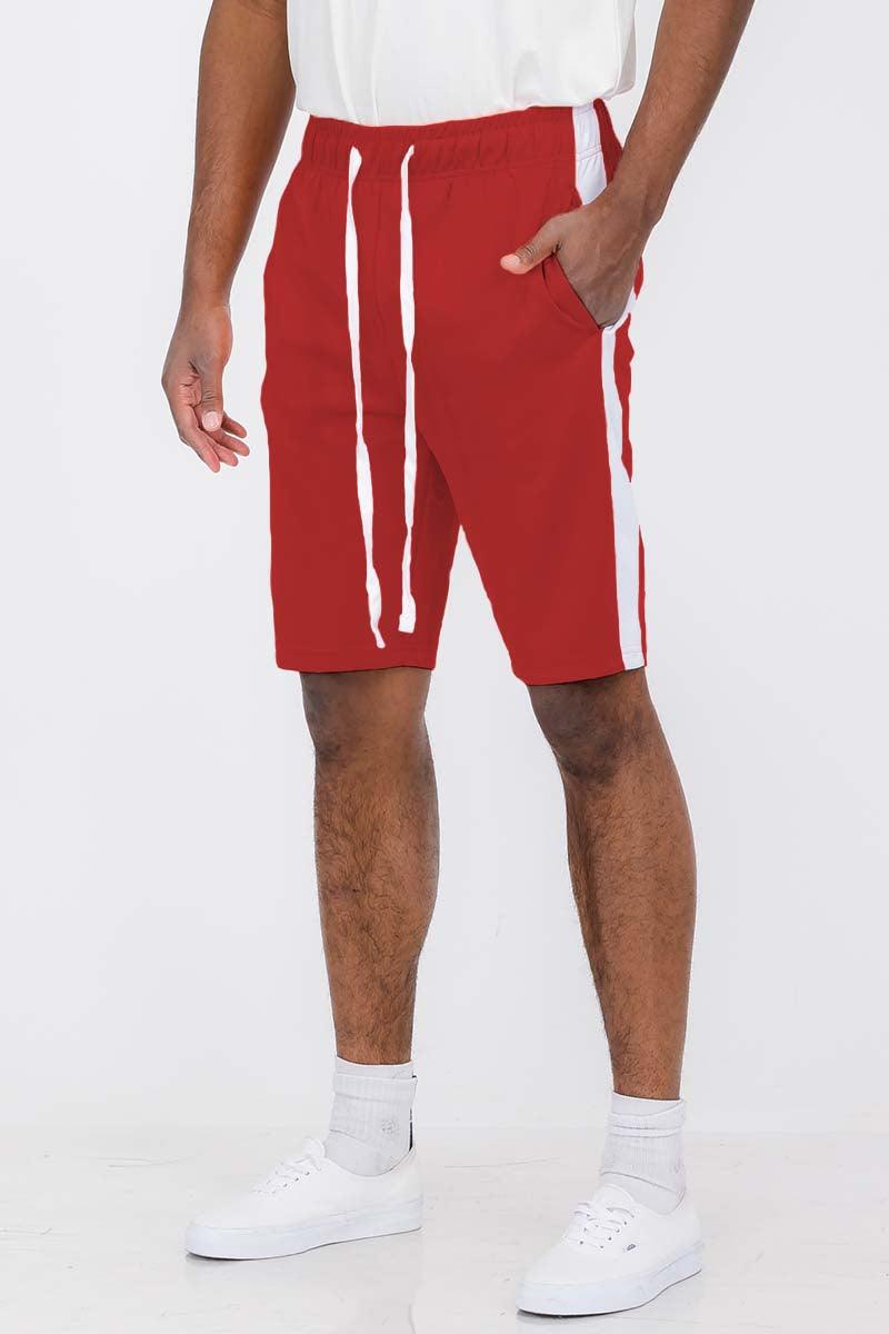 Red White Baseball Jersey Short Set - Brand My Case