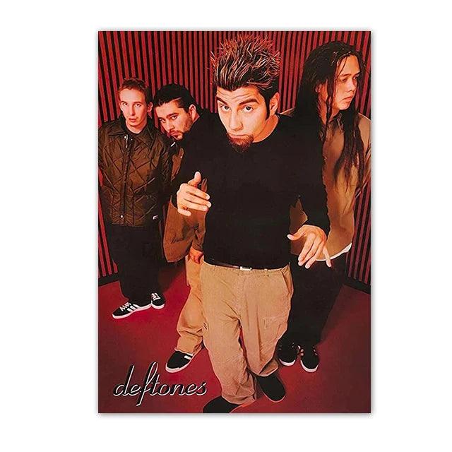 Retro Deftones Band Poster - Classic Album Wall Art - Music Decor Gift - Brand My Case