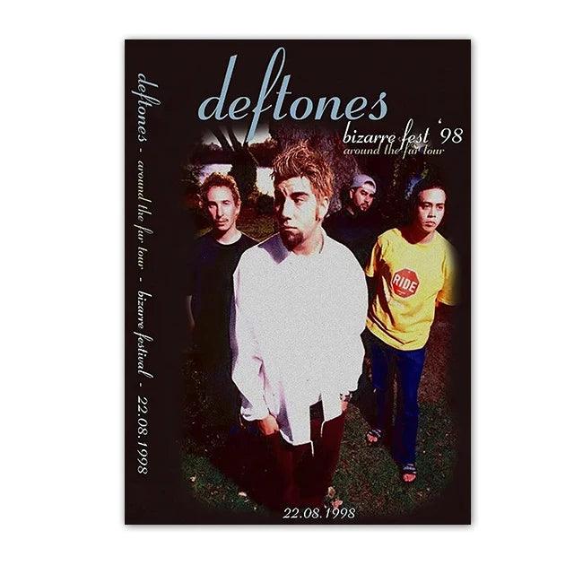 Retro Deftones Band Poster - Classic Album Wall Art - Music Decor Gift - Brand My Case