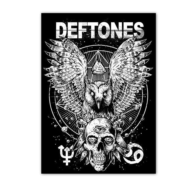 Retro Deftones Band Poster - Classic Album Wall Art - Music Decor Gift - Brand My Case