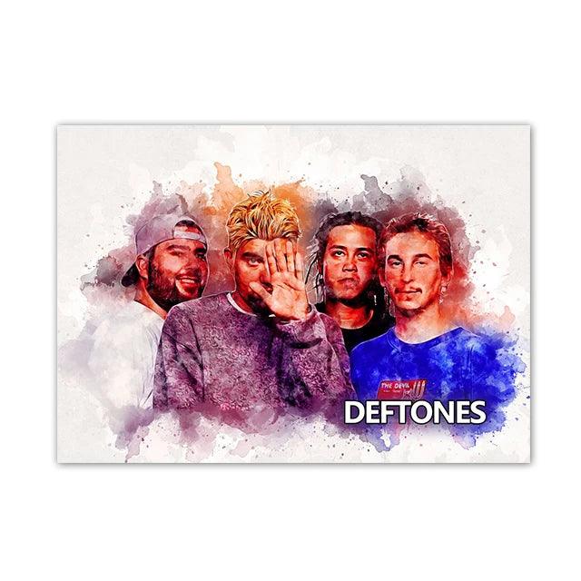 Retro Deftones Band Poster - Classic Album Wall Art - Music Decor Gift - Brand My Case