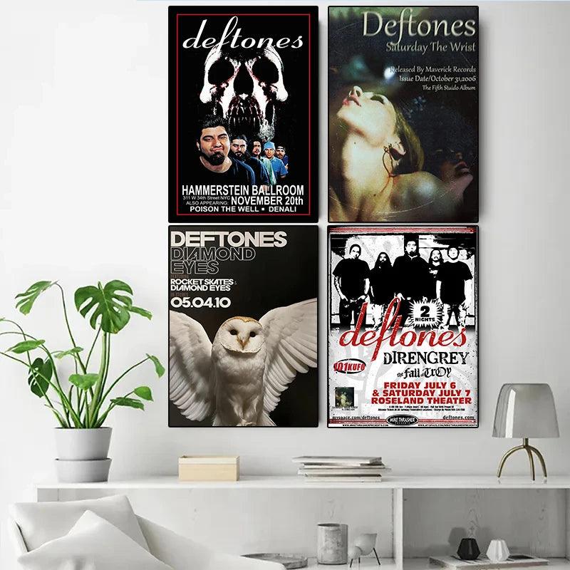 Retro Deftones Band Poster - Classic Album Wall Art - Music Decor Gift - Brand My Case