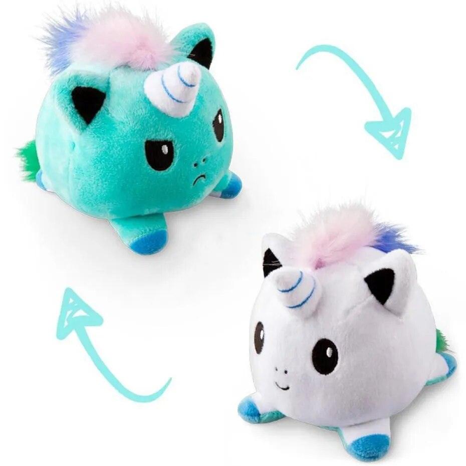 Reversible Cat Kids Plushie Plush Animals Unicorn Double-Sided Flip Doll Cute Toy For Peluches Pulpos Stuffed Toy Plush Toy - Brand My Case