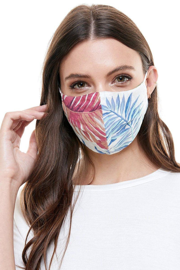 Reversible woven face mask reusable washable cloth mask - Brand My Case