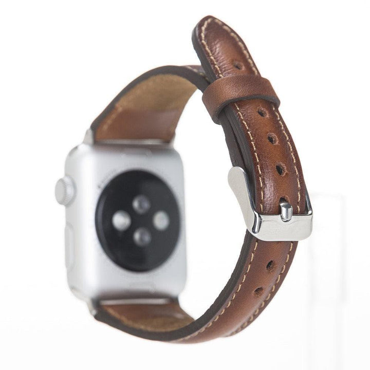 Ripon Classic Slim Apple Watch Leather Straps - Brand My Case