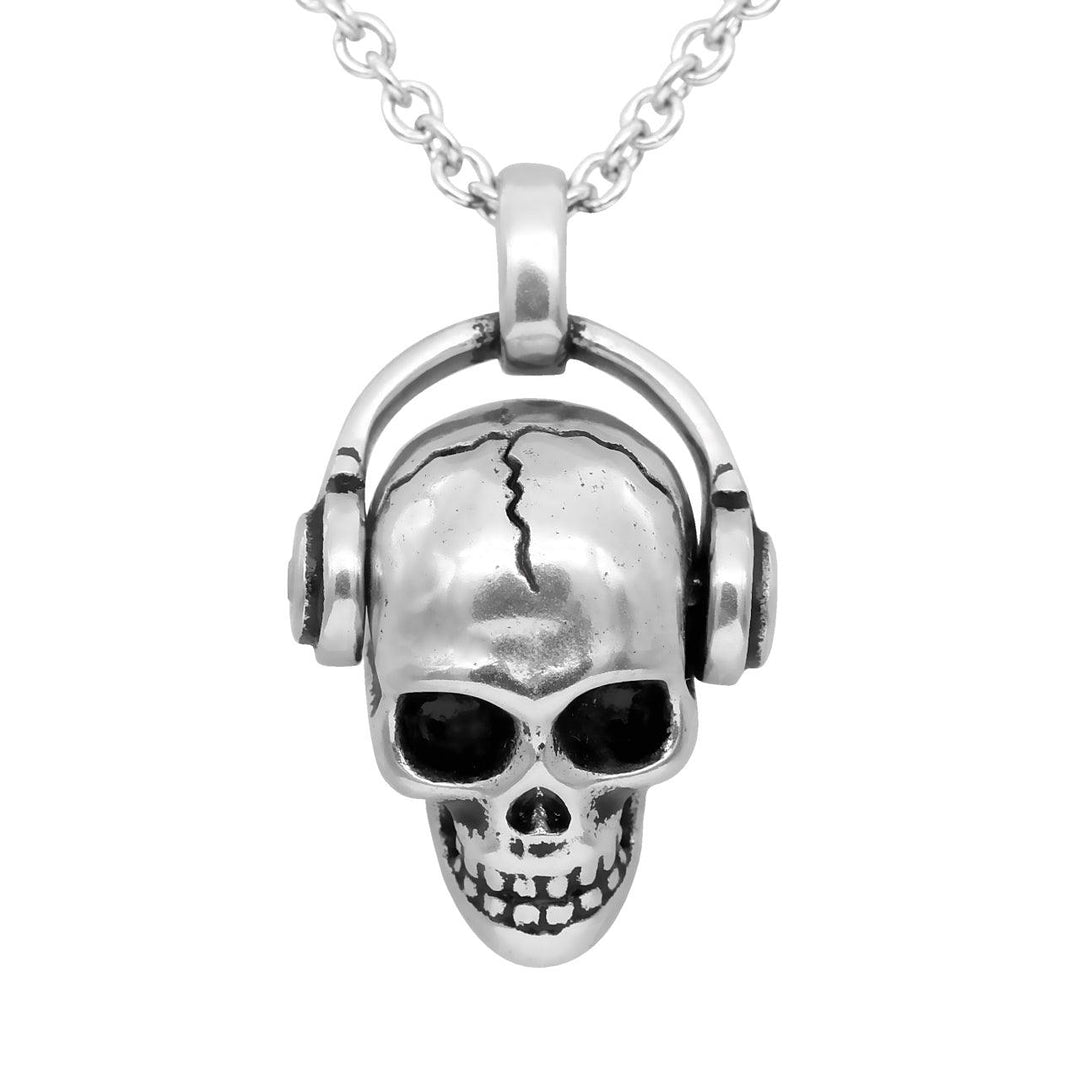 Rock ’N’ Skull Necklace - Adorned with Swarovski Crystals - Brand My Case