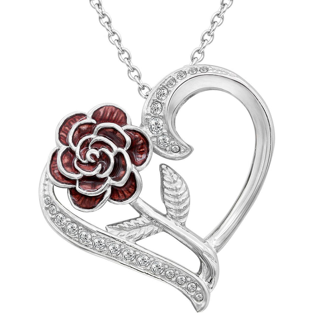 Rosa Dell‚ÄôAmore Heart Necklace - Brand My Case
