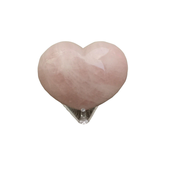 Rose Quartz Heart Stone - Brand My Case