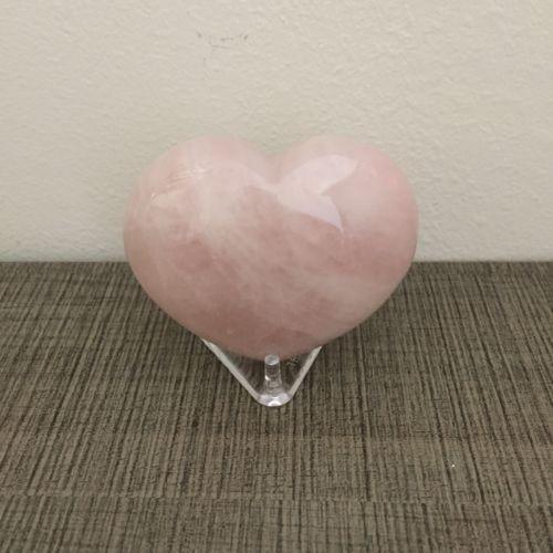 Rose Quartz Heart Stone - Brand My Case