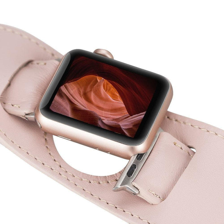Salford Cuff Apple Watch Leather Straps - Brand My Case