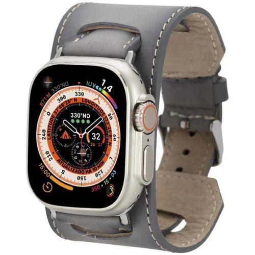 Salford Cuff Apple Watch Leather Straps - Brand My Case