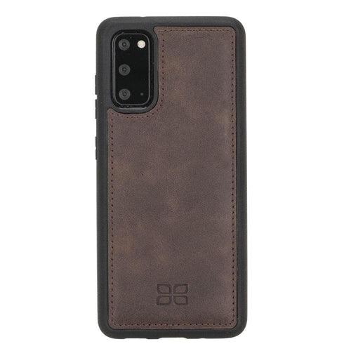 Samsung Galaxy S20 Leather Flexiable Back Cover Case - Brand My Case